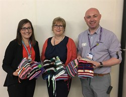 A member of a local knitting group has taken to the wards of Whipps Cross