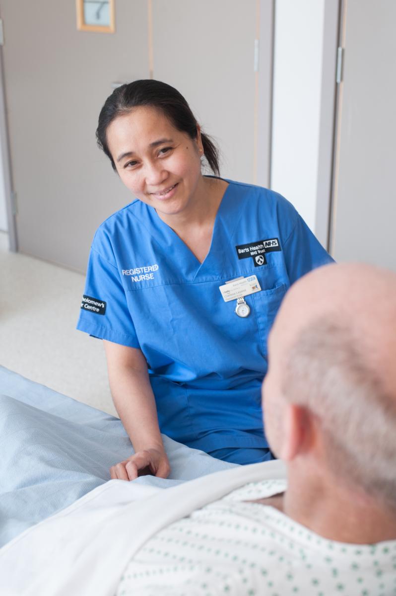 Patient with nurse