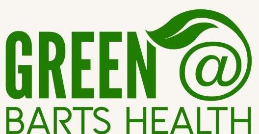 Sustainability, green at barts health logo