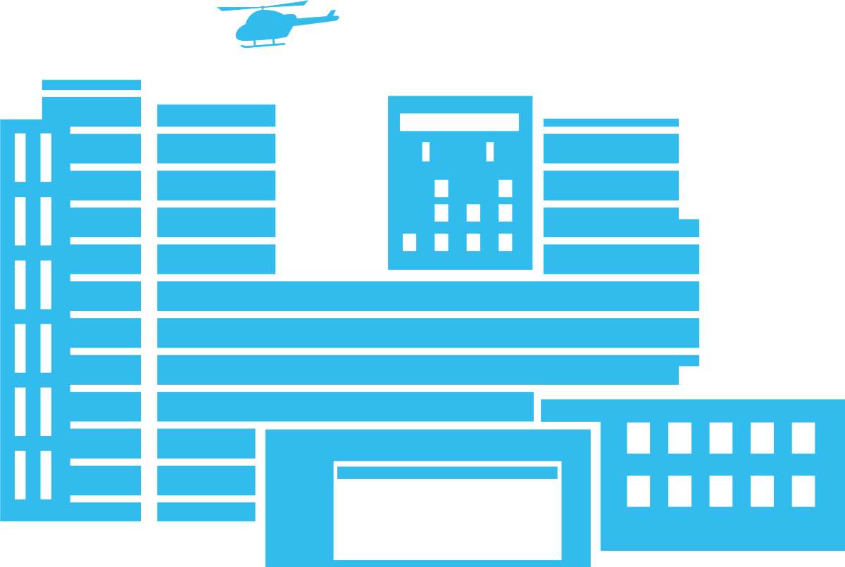 The Royal London Hospital building outline