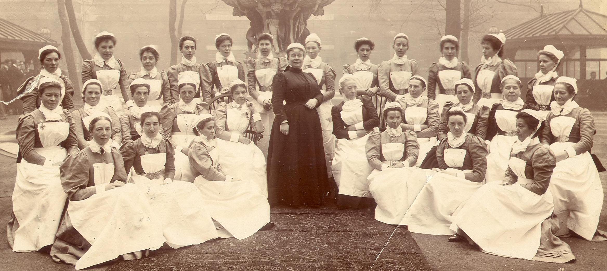 Nurses in a team group
