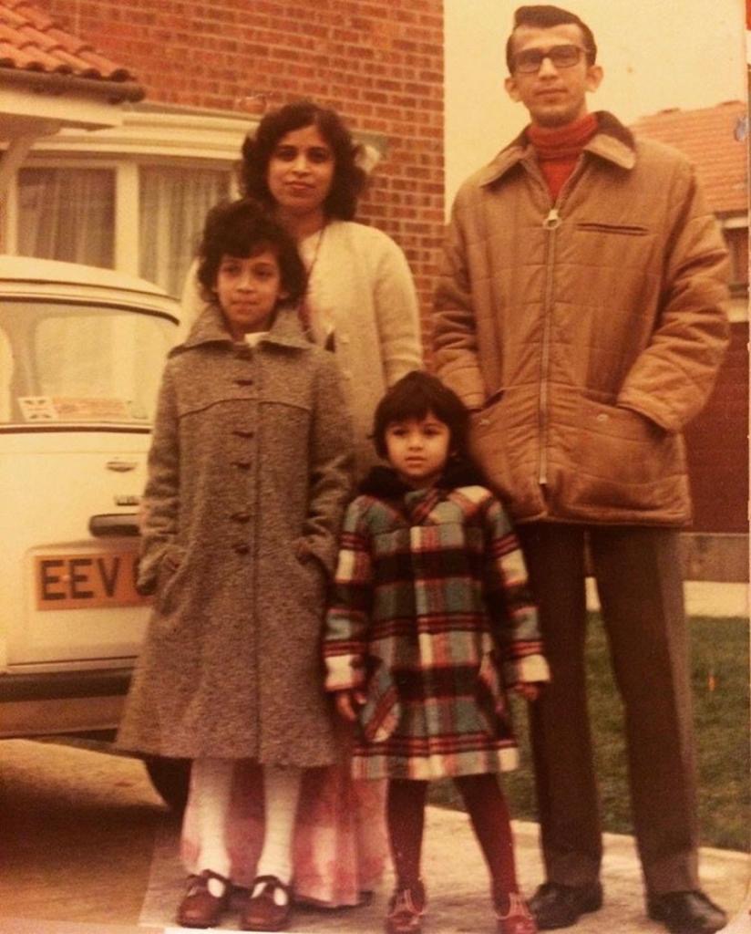 Dhairyawan family pictured in 1983
