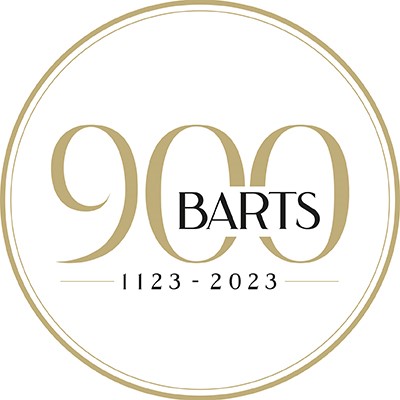 Barts900 logo in gold circle