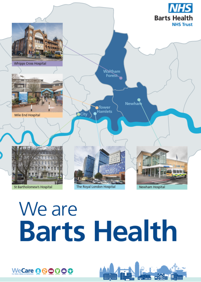 cover of we are barts health glossy