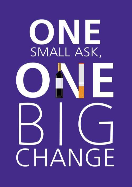 one small ask one big change