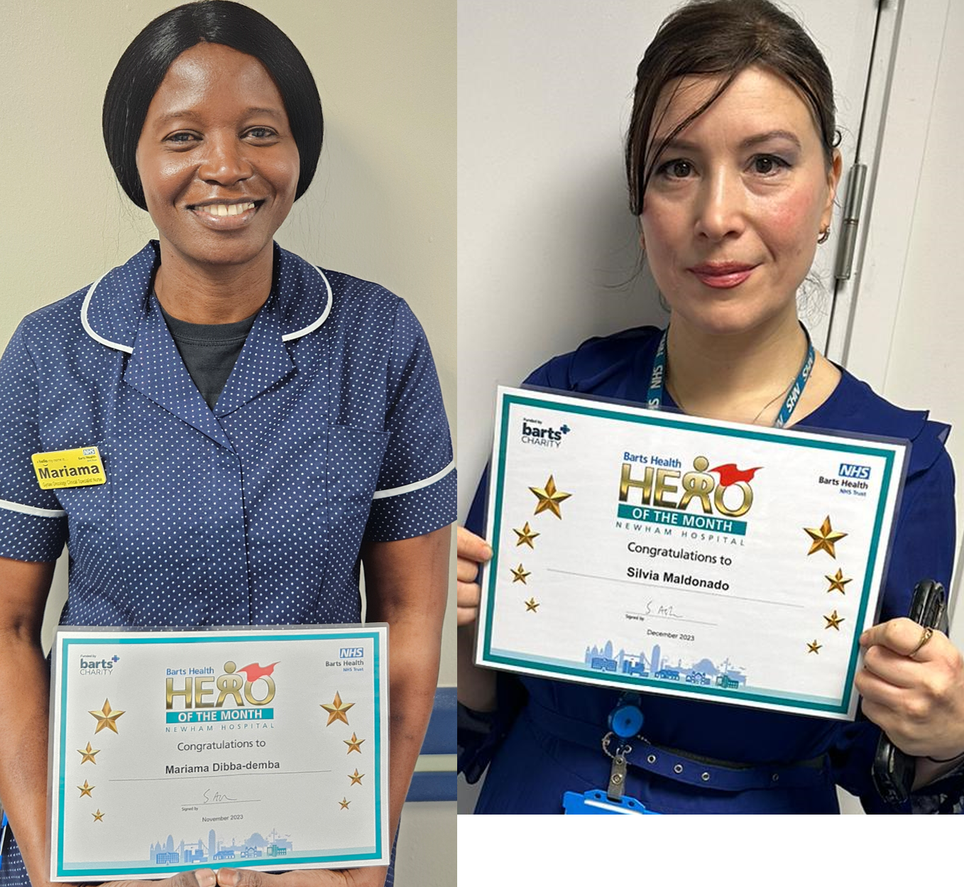 Newham's Heroes of the Month for November and December 2023