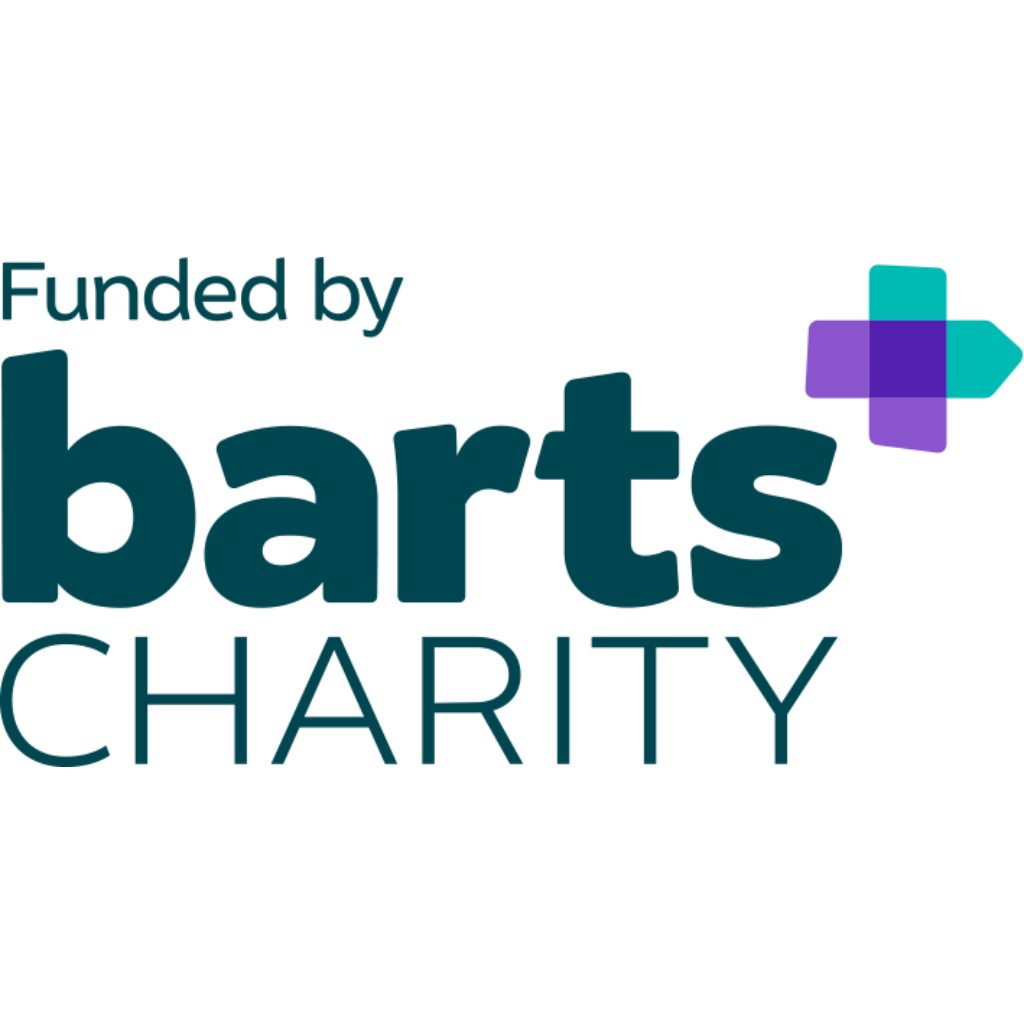 Barts Charity funded by logo