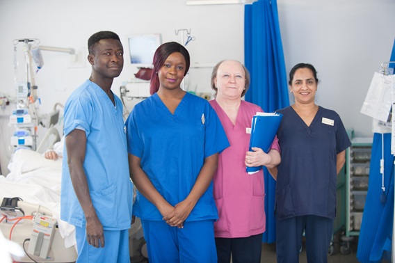 Nurses at Newham University Hospital